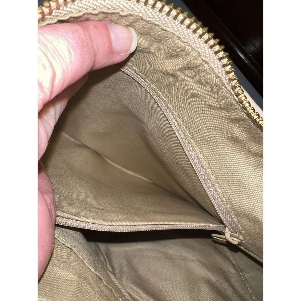 Rosetti Beige Hobo Bag Crossbody Gold Detail‎ NWOT